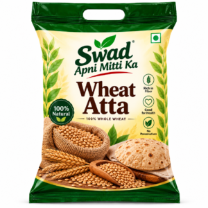 swad natural wheat atta